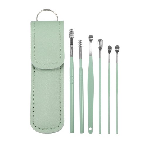 Unique Bargains Stainless Steel Ear Cleansing Tool Set Ear Care Set ...