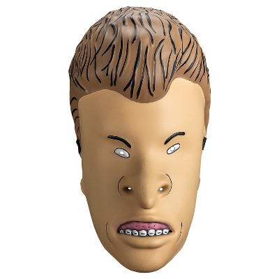 Trick or Treat Studios Beavis & Butt-Head Men's Butt-Head Halloween Deluxe Costume Mask - Beige One Size