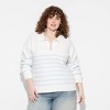 Women's Oversized Polo Pullover Sweater - Wild Fable™ - 2 of 3