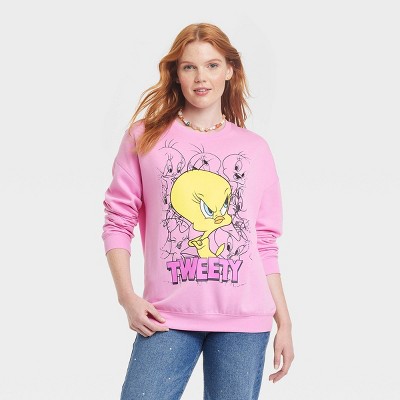 Women's Breaking My Heart Graphic Sweatshirt - Pink XS