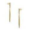 Guili Sterling Silver Icicle Spike Dangle Earrings with Colored Cubic Zirconia – A Striking and Fashionable Jewelry Piece for a Bold, Trendy Look - 3 of 3