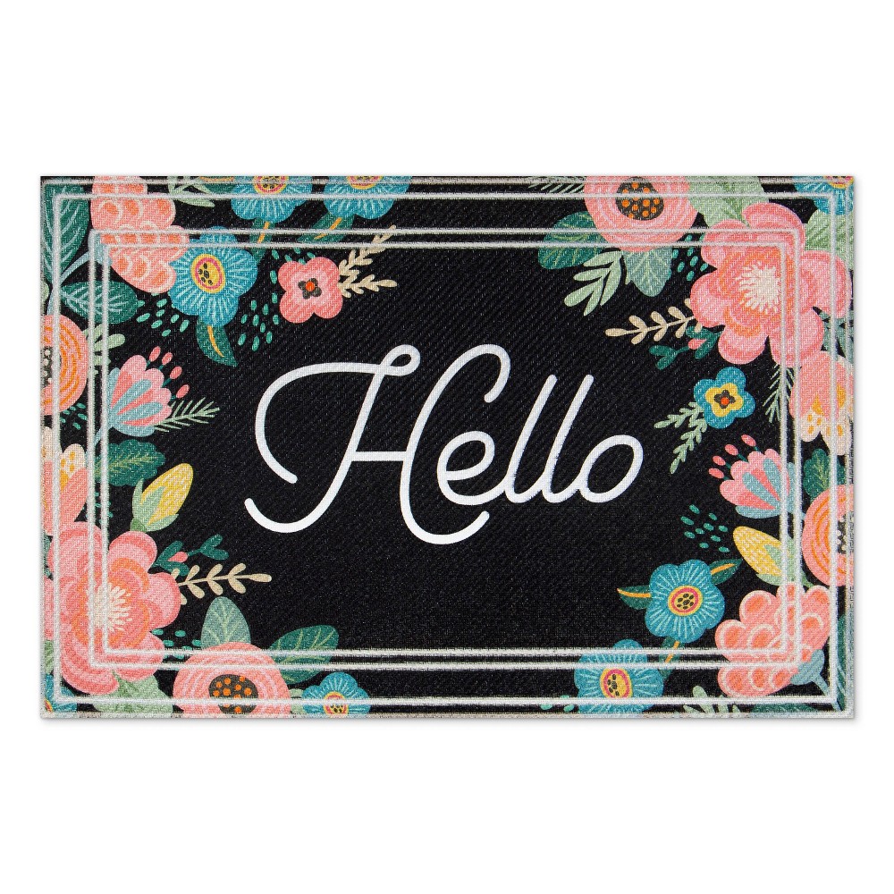 Photos - Doormat Apache Mills Sparkle Hello Boho Abstract Door Mat 