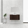 Bathroom Storage Cabinets, Bathroom Vanity,Wall-Mounted Vanity with Sink and Double-Door, Floating Bathroom Cabinet with Soft Closing Door Hinges, - 2 of 4