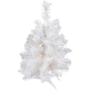Northlight Pre-Lit Medium Artificial Christmas Tree - 18" - Clear Lights - 1 of 4