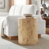 Modway Cosmos 16 Inch Round Burl Wood Side Table - 4 of 4