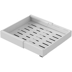 Expandable Pull Out Cabinet Organizer 12.6", Heavy Duty Slide Out Drawer with Adhesive, Kitchen Pantry Bathroom Storage - 1 of 4