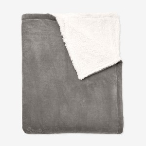 BrylaneHome BH Studio High Pile Fleece Microfleece Blanket - 1 of 3