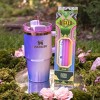 CharCharms 4pk 20oz Water Bottles Straws Wicked 2 Glinda - 2 of 4