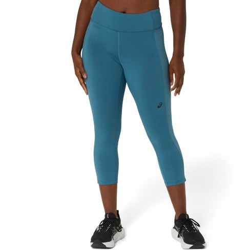 Asics Women's Kate Pocket Capri Training Apparel, L, Blue : Target