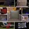 Anybear 18x18in beige outdoor LED throw pillow - 4 of 4