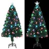 vidaXL Artificial Christmas Tree Green Fiberglass, Steel 47.2 in - 2 of 4