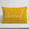 Creative Products Unwind Script Yellow 14x20 Indoor / Outdoor Pillow - 4 of 4
