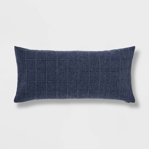 Oversized blue 2025 throw pillows