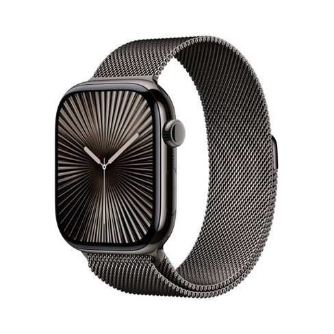 Apple Watch Series 10 Gps Cellular 46mm Slate Titanium Case With Slate Milanese Loop S m Target