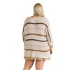 Women's STRIPED SWEATER - PLUS - ADORA - 3 of 3