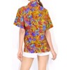 LA LEELA Women's Button Down Blouses Casual Summer Beach Blouses Shirt Hawaiian T-Shirt Blouse Short Sleeve Vacation Tee Shirts - 3 of 4