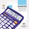 CATIGA 12-Digit Desktop Calculator, Large LCD, Sensitive Buttons, Dual Solar Power, Standard Function for Office, Home, School, CD-2786 - 4 of 4