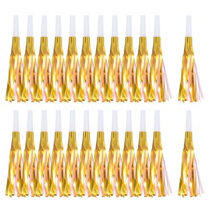 Unique Bargains Fringed Party Blower Sparkle Fringed Noise Makers 24 Pcs - 1 of 4