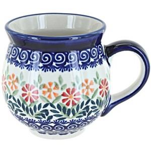 Blue Rose Polish Pottery K068 Manufaktura Large Bubble Mug - 1 of 1