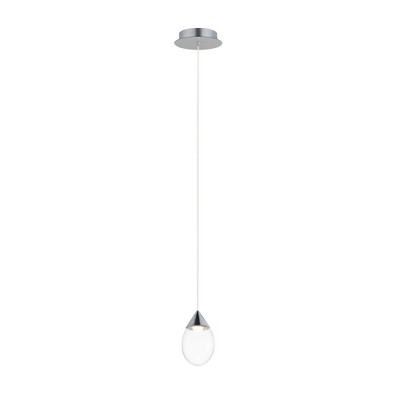 ET2 Lighting Dewdrop 1 - Light Pendant in  Polished Chrome