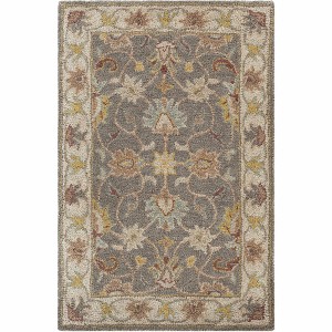Hauteloom Cherryfield Hand Tufted Taupe Wool Rug - 1 of 4