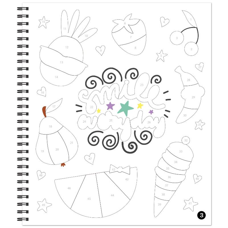 Brain Games - Sticker by Number: Smile Every Day - by  Publications International Ltd &#38; New Seasons &#38; Brain Games (Spiral Bound), 2 of 6