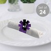 Big Dot of Happiness Purple Grad - Best is Yet to Come - Purple Graduation Party Paper Napkin Holder - Napkin Rings - Set of 24 - 2 of 4