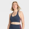 Women's Everday Soft Light Support Piped Longline Sports Bra - All In Motion™ - 4 of 4