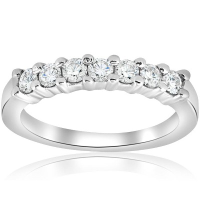 Pompeii3 1/2ct Diamond Wedding Ring 14K White Gold