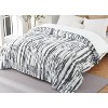 Electric Blanket 90"x100", Cozy Faux Rabbit Fur Heated Blanket with 4 Heating Levels & 4 Hours Auto Off, Over-Heat Protection, Grey - 2 of 4