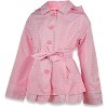 LONDON FOG Little Girl's Lightweight Hooded Trench Dress Jackets - 2 of 3
