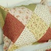Slickblue 100% Cotton 3-Piece Quilt Set, Vermicelli-Quilted, Floral Patchwork, Full/Queen Size, 3 Designs - 3 of 4