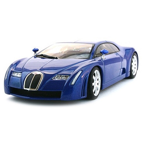 Bugatti Chiron EB 18.3 Blue 1/43 Diecast Model Car by Autoart