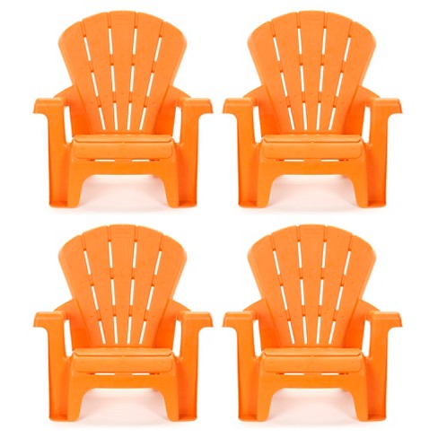 Little Tikes Garden Chair Orange 4pk