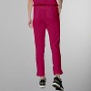 Members Only Women’s Scrub Jogger Cargo Pant with Open Bottom Leg (Printed Waist Pocket Bags) - 4 of 4