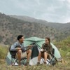 VisioGear Outdoor Portable Chairs, Portable Folding Camping Chair with Carry Bag, Collapsible Stool for Beach, Black, 14.4"*14.4"*23.2" - 3 of 4