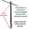Universal Pole Kit - Great for Bird Houses and Bird Feeders - 4 of 4