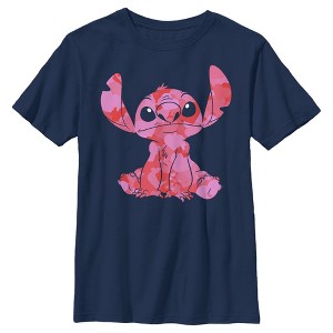 Boy's Lilo & Stitch Heart Filled Stitch T-Shirt - 1 of 4