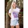 Betty Boop Flaming Racecar Cartoon Womens Graphic T Shirt Tees Brisco Brands - 4 of 4