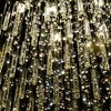 Maxax 38" 10-Light Crystal Raindrop Chandelier,Dimmable Modern Pendant Light, for Living Room Foyer - 3 of 4