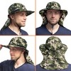 SUN CUBE Sun Hat for Men, Wide Brim Fishing Hat Neck Flap Cover Men, Women, Hiking, Camping, Sun Protection UV, Gardening - 4 of 4