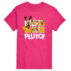 Men's - Disney - Pluto Grid Short Sleeve Graphic T-Shirt - 1 of 3