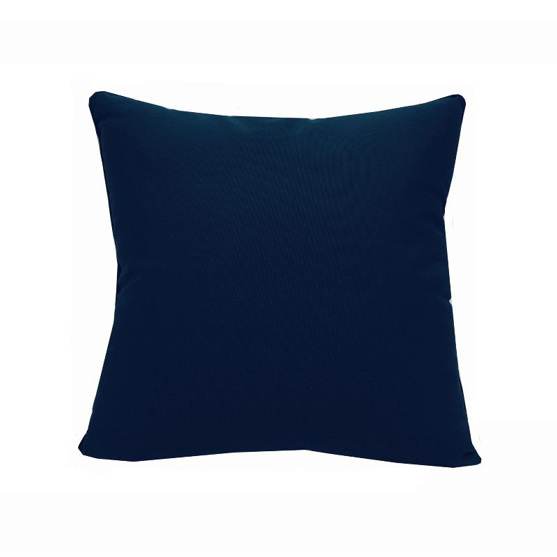 RightSide Designs Blue Conch Shell Embroidered Indoor / Outdoor Throw Pillow, 3 of 6