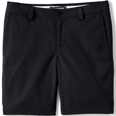 Lands' End School Uniform Kids Active Chino Shorts - 2 - Black : Target