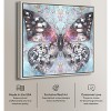 Art Remedy Shining Butterfly Colorful buterfly and flowers wall art Framed - 3 of 4