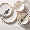 LunaLulinlk Cream Stoneware Dinner Plate - 3 of 4