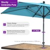 PURPLE LEAF Patio Umbrella Outdoor Table Umbrella Aluminum Frame Market Umbrella Sun Umbrella with 8 Sturdy Ribs - 3 of 4