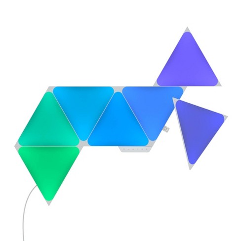 Shapes Kit 7pk Led Nanoleaf Target Light : Smarter Triangle