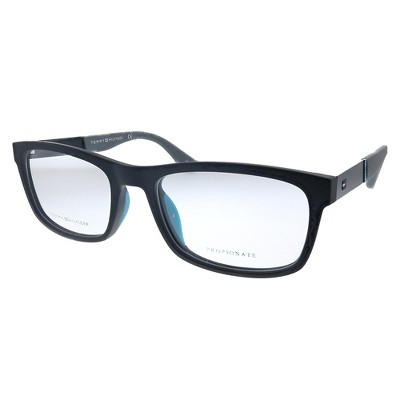 Tommy Hilfiger TH 1522 003 Unisex Rectangle Eyeglasses Matte Black 54mm