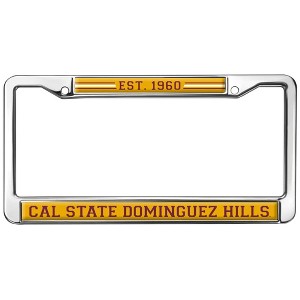 Cal State Dominguez Hills School Logo Full Size Standard License Plate Metal Frame - 1 of 4
